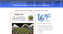 Desktop Screenshot of kjg-hasbergen.de